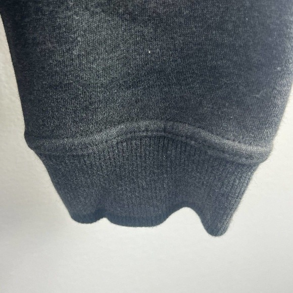 Puma Dark Gray Zip Up Fleece Jacket Size M Mock Neck Track Jacket - Picture 8 of 11